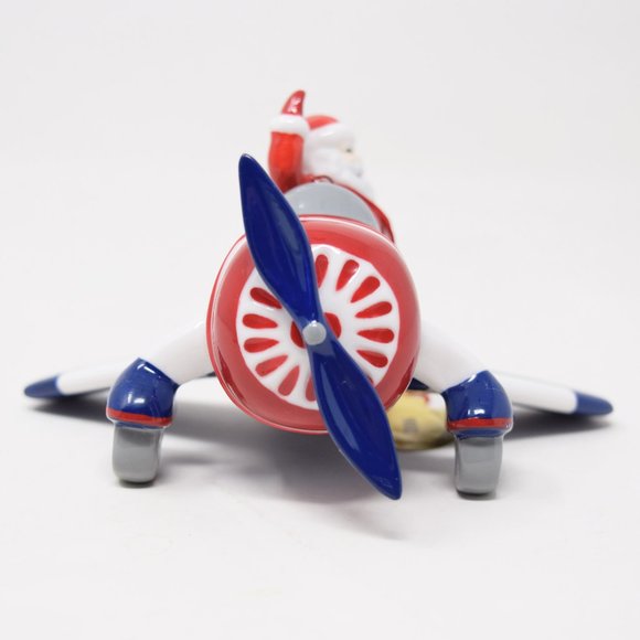 2006 Danbury Mint NY Giants Victory Plane Santa Claus New York NFL Ornament NFC - Picture 4 of 16